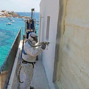 Poliuretano proyectado valencia fachada