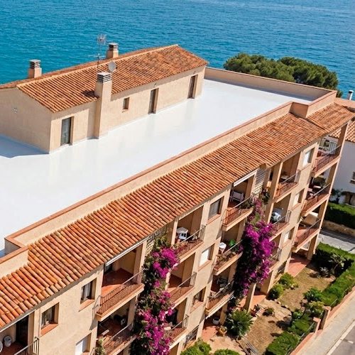 poliurea proyectada en terraza valencia dron